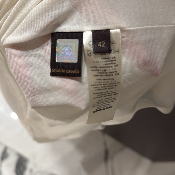 Roberto Cavalli Abstract Print Dress 💙💛💚🤍 - Picture 12 of 17